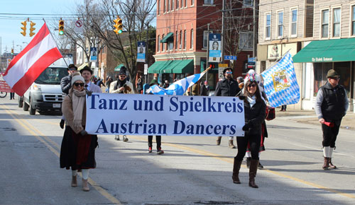 2023 Kurentovanje Parade in Cleveland - Austrian dancers