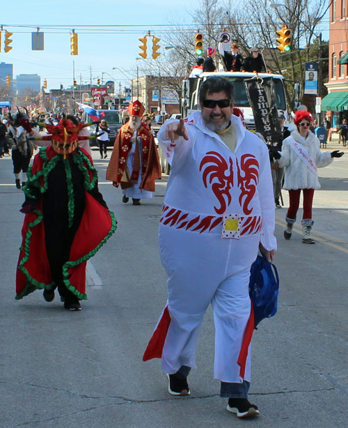 2023 Kurentovanje Parade in Cleveland - Elvis