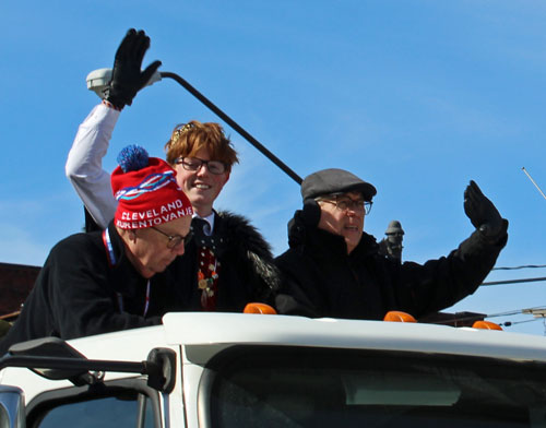 2023 Kurentovanje Parade in Cleveland - Prince Blaz and Mike Polensek