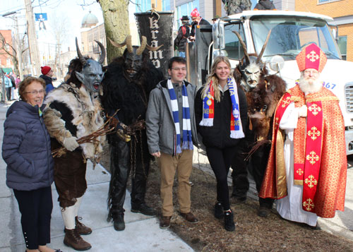 Posing with Krampus