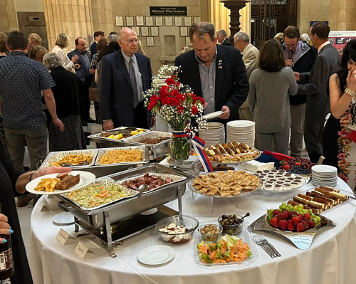 Slovenian goodies at City Hall