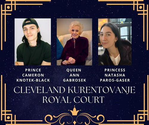 the Royal Court of the 12th Annual Cleveland Kurentovanje Festival