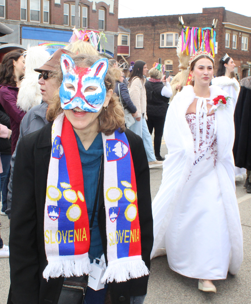 Costumes at Cleveland Kurentovanje 2024