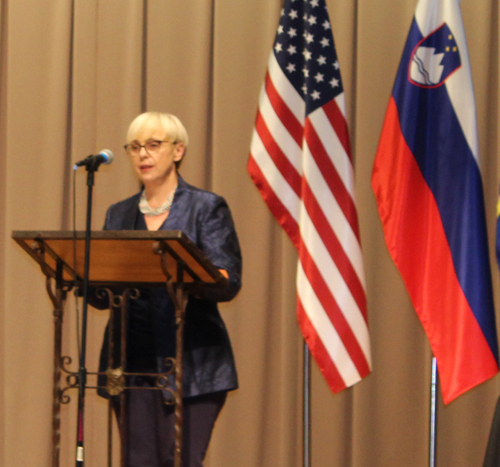 President of Slovenia Nataa Pirc Musar