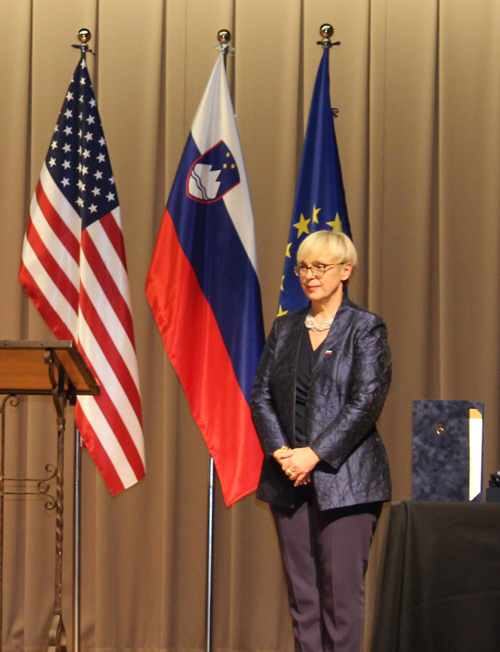 President of Slovenia Nataa Pirc Musar