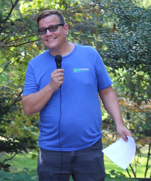 Dr. Luka Zibelnik,   Professor of Slovenian Language and Studies at Cleveland State University