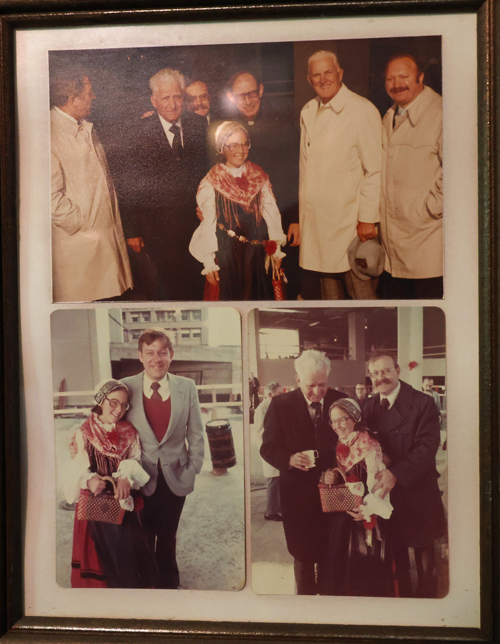 August Pust with Senator Frank Lausche and Mayor George Voinovich