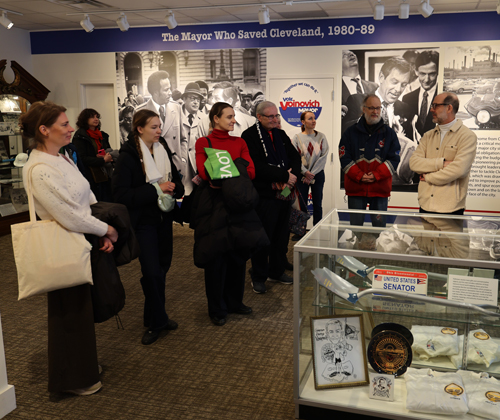 Touring the new George Voinovich exhibit