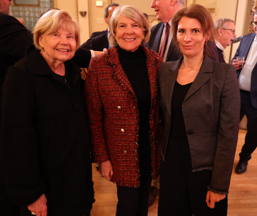 Honorary Lithuanian Consul Ingrida Bublys, Mayor Jane Campbell and Consul General Suzana Cesarek