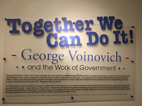 George Voinovich exhibit