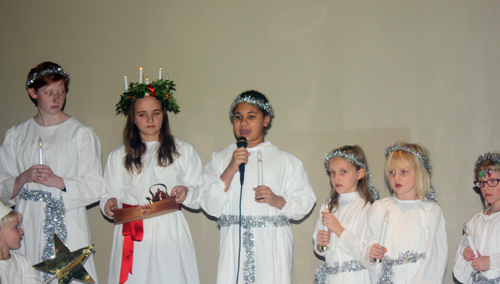 Santa Lucia procession and songs