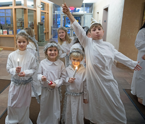 Santa Lucia kids 2018 in Cleveland by the Swedish community