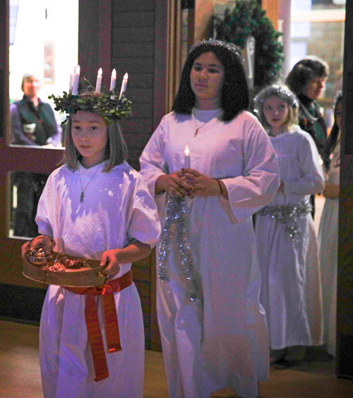 Santa Lucia procession 2018 in Cleveland by the Swedish community
