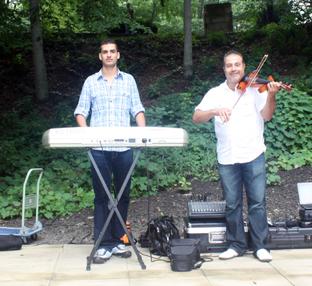 Musicians  in Syrian Cultural Garden in Cleveland