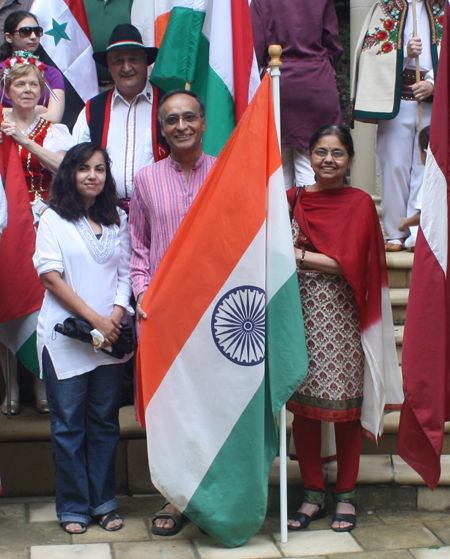 Sujata Burgess and Ramesh and Asha Mirakhur