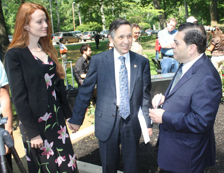 Elizabeth and Dennis Kucinich with Adnan Mourany