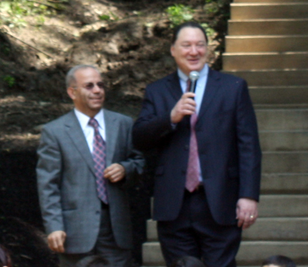 Wael Khoury and Ronn Richard of the Cleveland Foundation