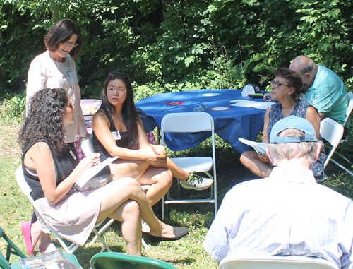 Common Ground particpants at the CCWA Syrian Garden event