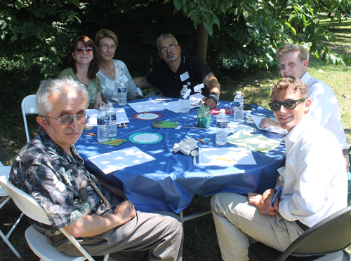 Common Ground particpants at the CCWA Syrian Garden event