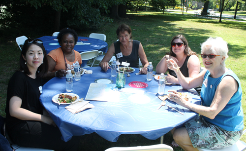 Common Ground particpants at the CCWA Syrian Garden event