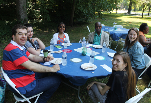 Common Ground particpants at the CCWA Syrian Garden event