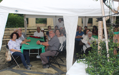 Syrian Cultural Garden attendees