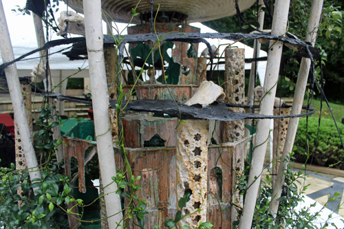 Diana Al-Hadid art in the Syrian Cultural Garden in Cleveland Ohio