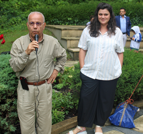 Dr. Wael Khoury and Diana Al-Hadid
