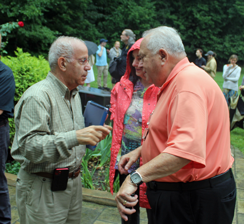 Dr. Wael Khoury with Ann and Lou Frangos