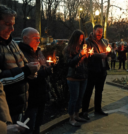 Candle light vigil for Syria