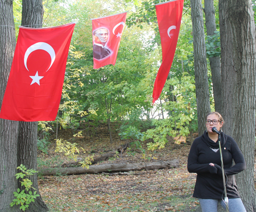 Ayla Gencer in Turkish Cultural Garden