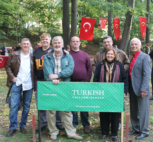 Cleveland Cultural Garden board members at new Turkish Garden