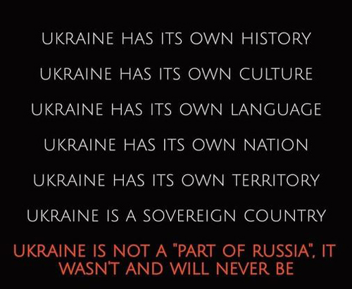 Ukraine is not part of Russia