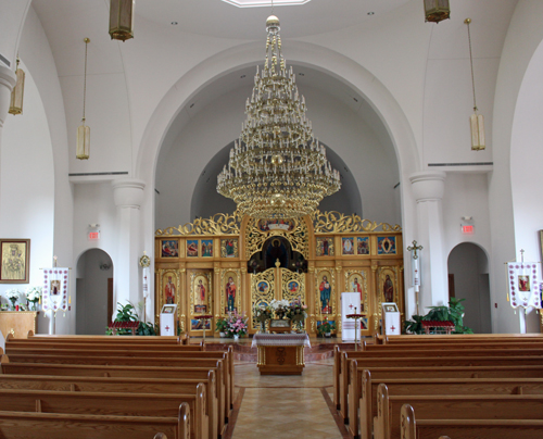 Porkova Ukrainian Greek Orthodox Church in Parma - inside