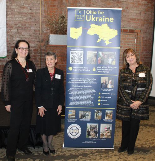 Halyna Yanema, Anna Barrett and Dozia Krislaty