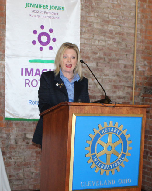 Cleveland Rotary President-elect Jessica Hanes