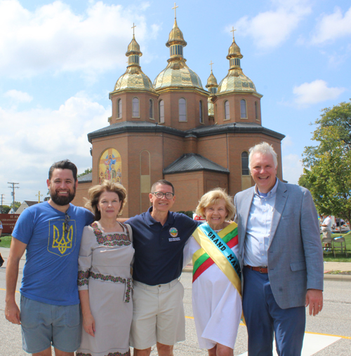 Ukrainian Independence Ceremony group