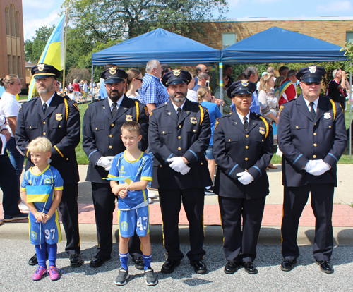 Ukrainian Independence Ceremony crowd