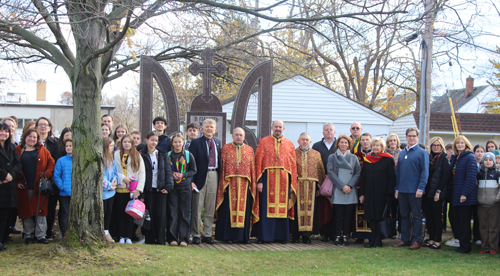 Group at Holodomor Memorial