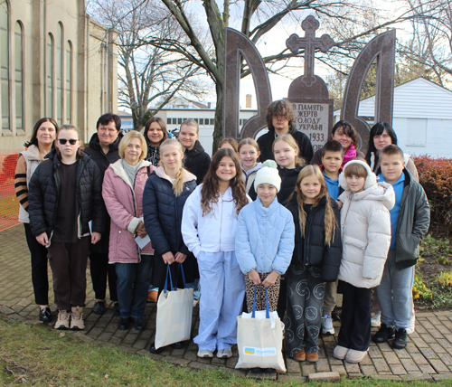 Group at Holodomor Memorial