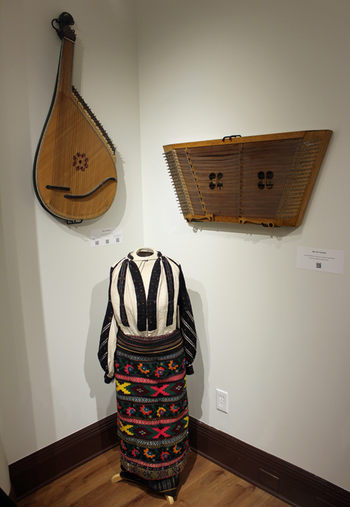 Bandura and Tsymbaly at Ukrainian Museum-Archives 