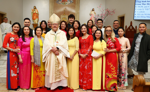 Bishop Malesic at St Boniface Church